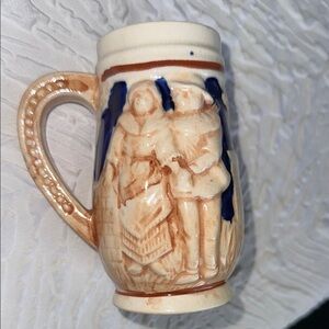 Vintage Miniature Ceramic Beer Stein/Mug Made in Japan EUC
